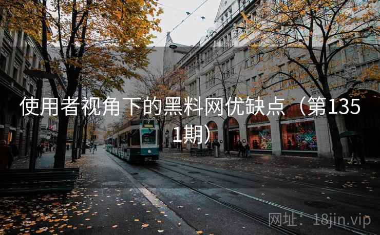 使用者视角下的黑料网优缺点（第1351期）