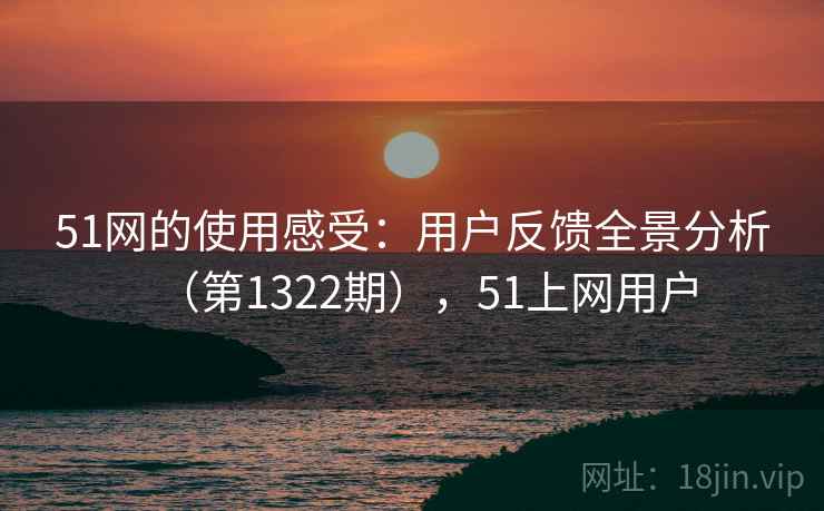 51网的使用感受:用户反馈全景分析(第1322期),51上网用户 51网的使用感受:用户反馈全景分析(第1322期),51上网用户