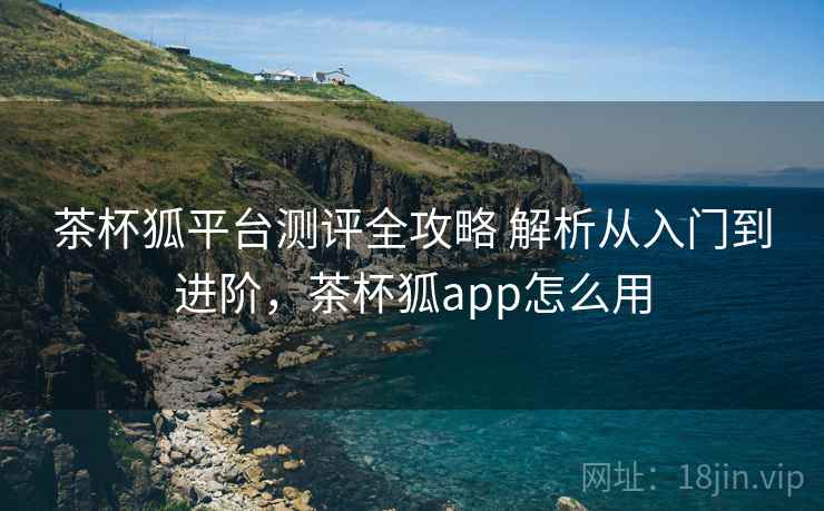 茶杯狐平台测评全攻略 解析从入门到进阶，茶杯狐app怎么用